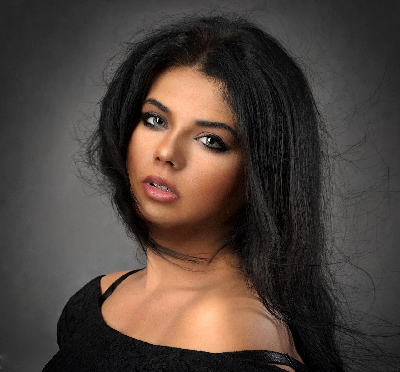 girl, portrait, woman, sensual, face, beauty, look, eyes, hair, people, black, caucasian, face, hair, people, people, people, people, people
